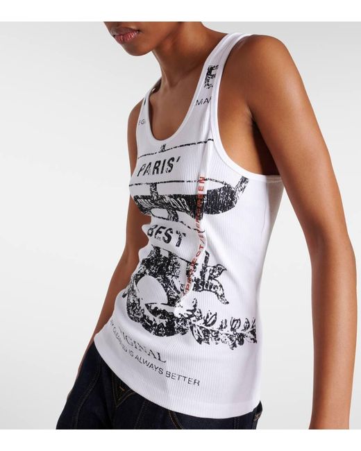Tank top Evergreen Paris" Best in cotone di Y. Project in White