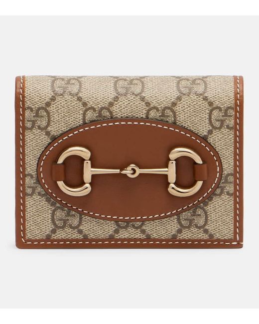 Gucci Brown Portemonnaie Horsebit 1955 Mit Leder