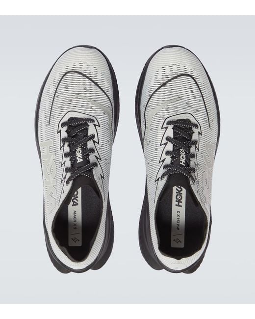 Hoka One One White Mach X 2 Sneakers for men