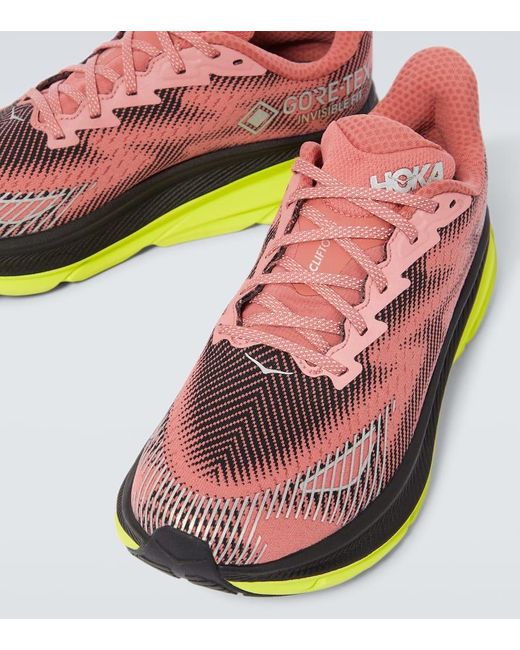Hoka One One Gray Clifton 9 Gore-Tex Ts Sneakers for men