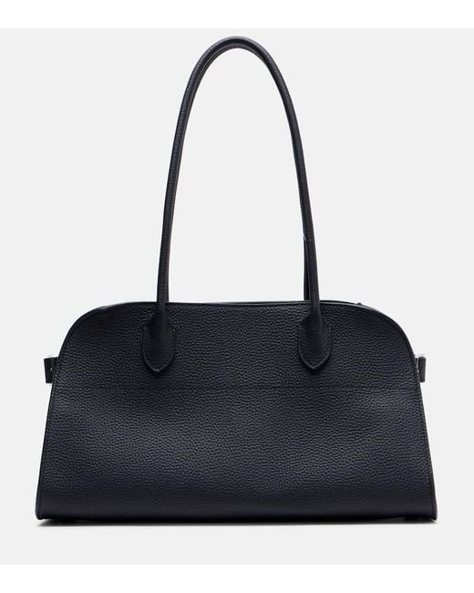 Bolso Al Hombro Margaux De Piel The Row de color Black