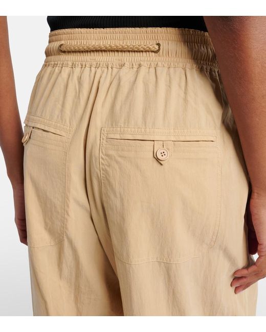Isabel Marant Natural Falcona Wide-Leg Pants