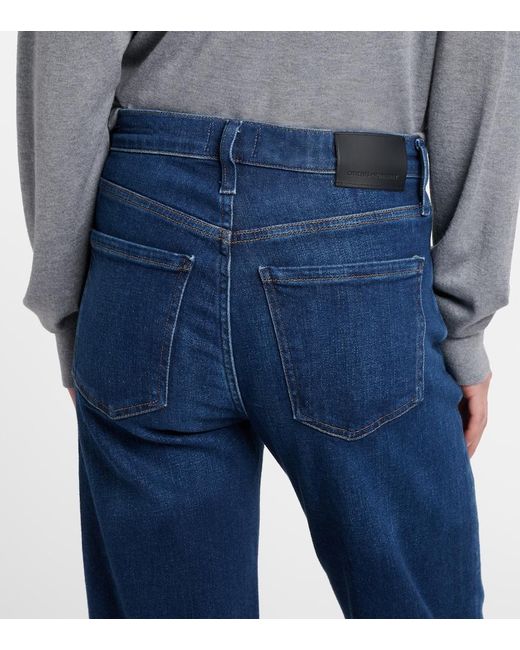 Citizens of Humanity Blue Delfina Straight Jeans