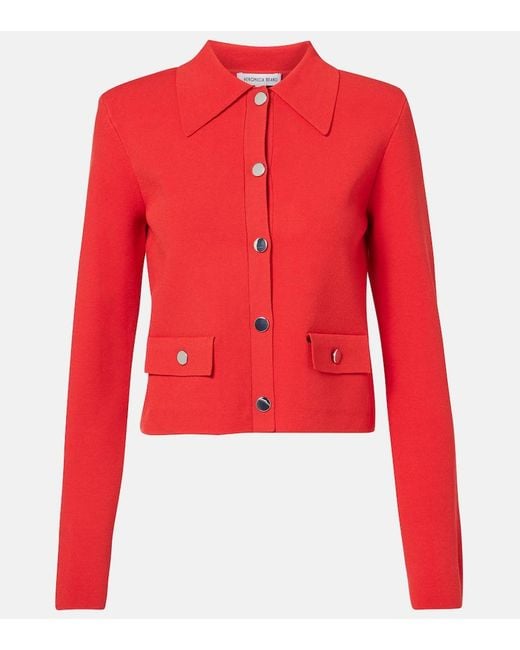 Veronica Beard Red Katia Jacket