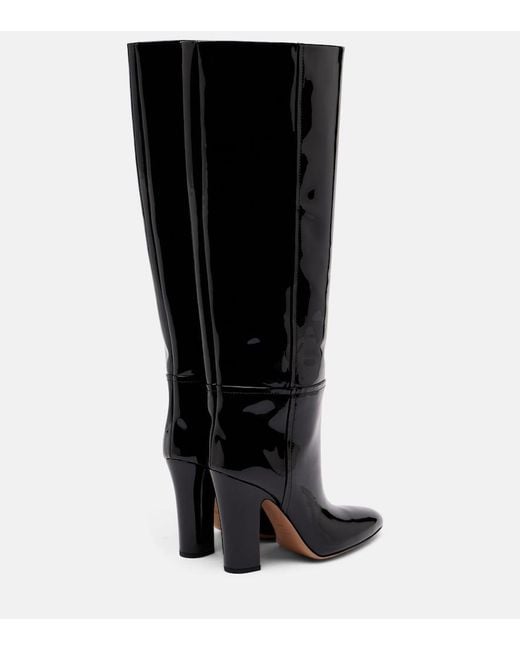Paris Texas Black Lavinia 100 Patent Leather Knee-High Boots