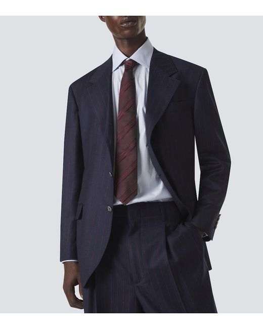 Cravatta di Brunello Cucinelli in Purple da Uomo