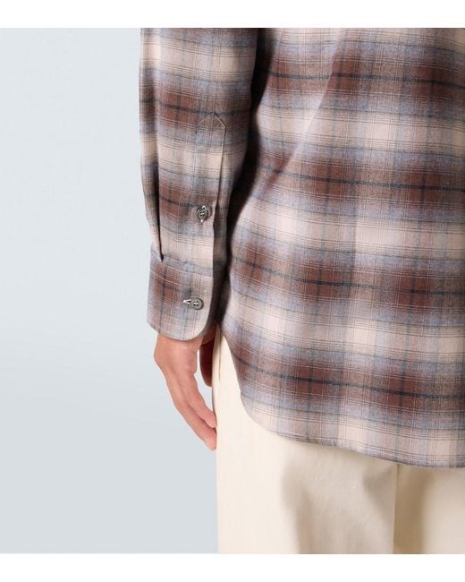 Camicia di Brioni in Brown da Uomo