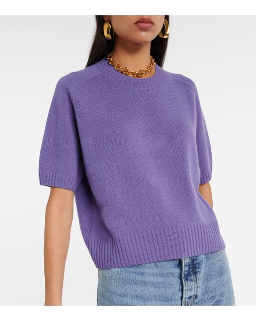 Jardin Des Orangers Purple Cashmere Sweater