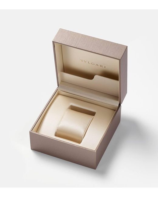 BVLGARI Metallic Uhr Serpenti Seduttori Aus 18Kt Rosegold Mit Rubellit