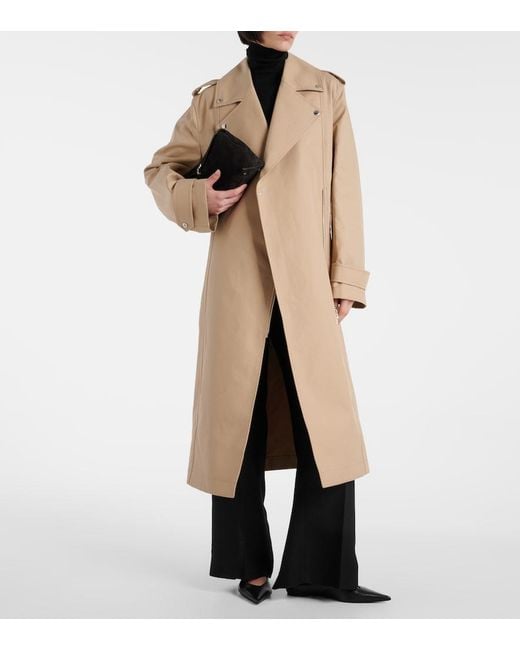 Totême Natural Cotton Trench Coat