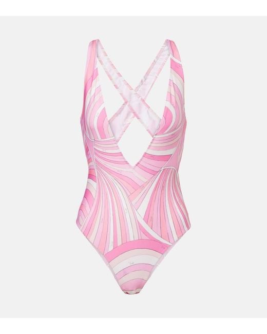 Emilio Pucci Pink Iride Swimsuit