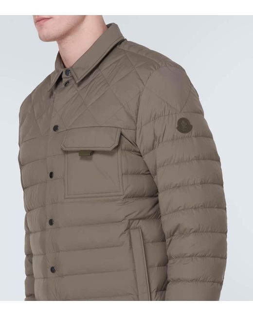 Moncler Green Iseran Quilted Down Jacket for men