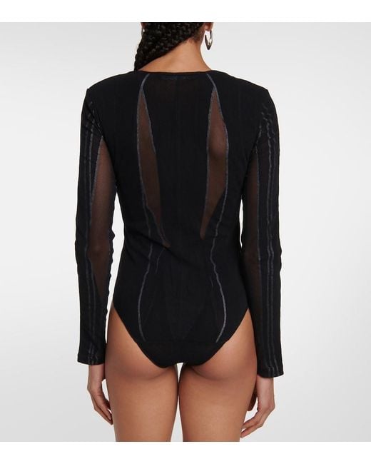 Y. Project Black Trimmed Bodysuit