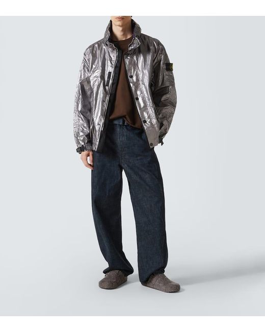 Veste Metallisee Stone Island pour homme en coloris Gray
