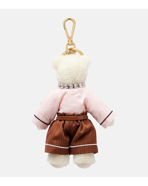Prada Pink Teddy Bag Charm