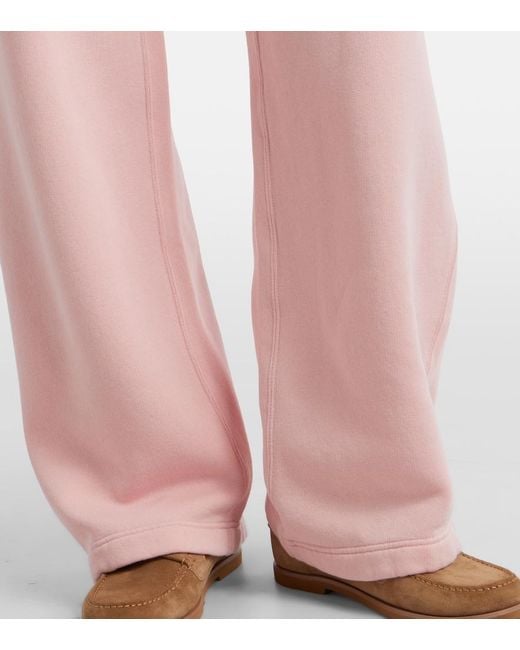 Polo Ralph Lauren Pink Cotton-Blend Fleece Sweatpants