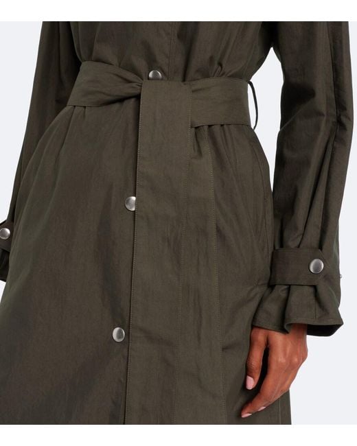 Proenza Schouler Black Label Corey Cotton-Blend Trench Coat