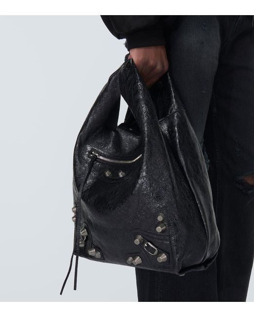 Tote Le Cagole De Piel Balenciaga de hombre de color Black
