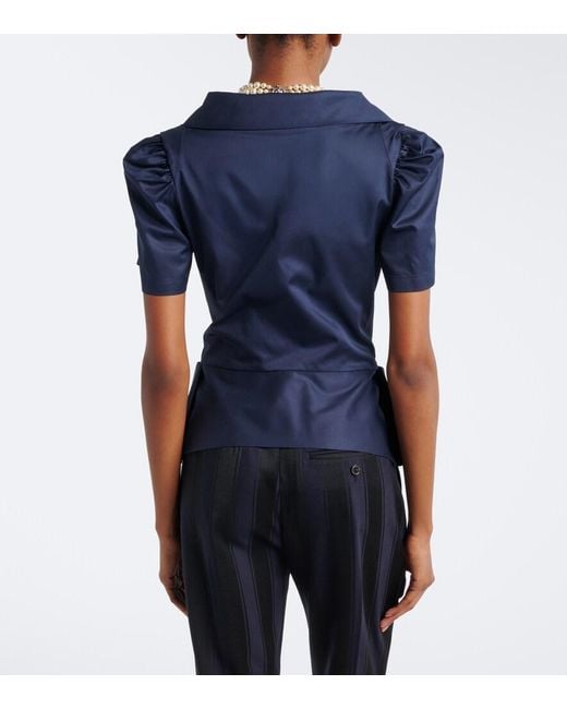 Vivienne Westwood Blue Monday Cotton Top