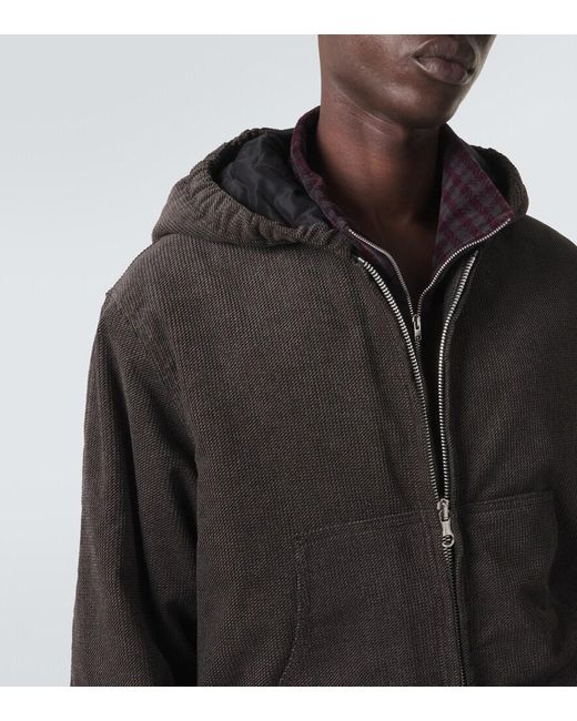 Our Legacy Black Bank Cotton Twill Corduroy Jacket for men