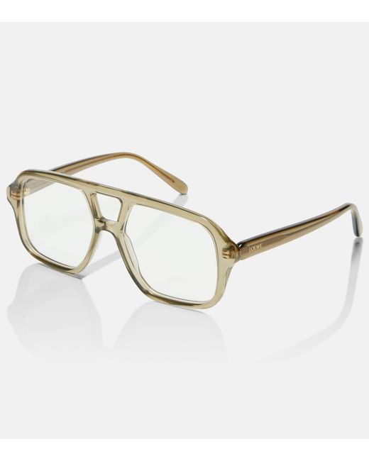 Loewe Brown Eckige Brille