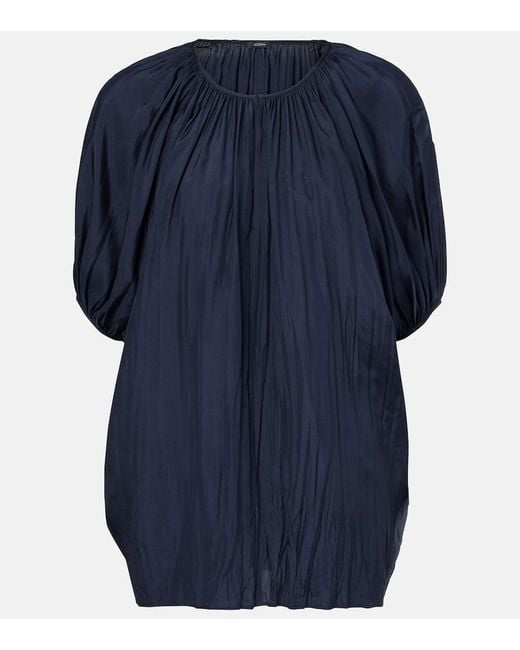 Joseph Blue Briela Silk Blouse