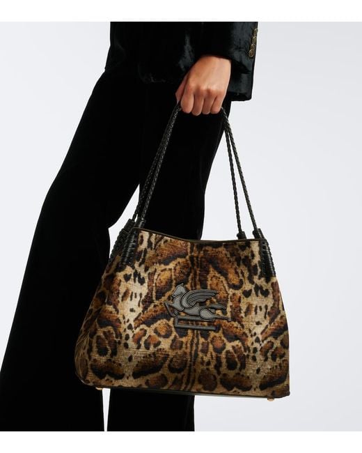 Shopper Libra Large di Etro in Black
