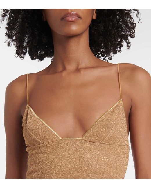 Abito Corto Lumiere di Oseree in Brown