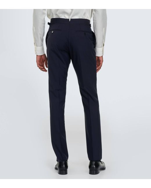 Tom Ford Blue Shelton Wool Suit for men