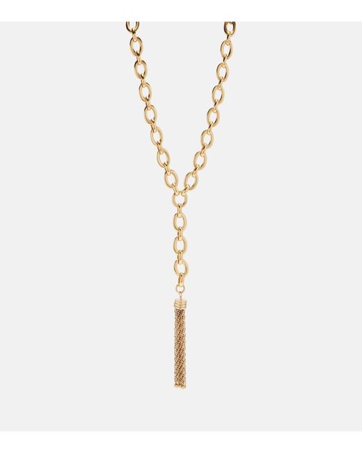 Chloé Metallic Pompoms Chain Belt
