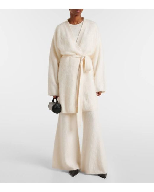 Cardigan Amina De Cachemir Lisa Yang de color White
