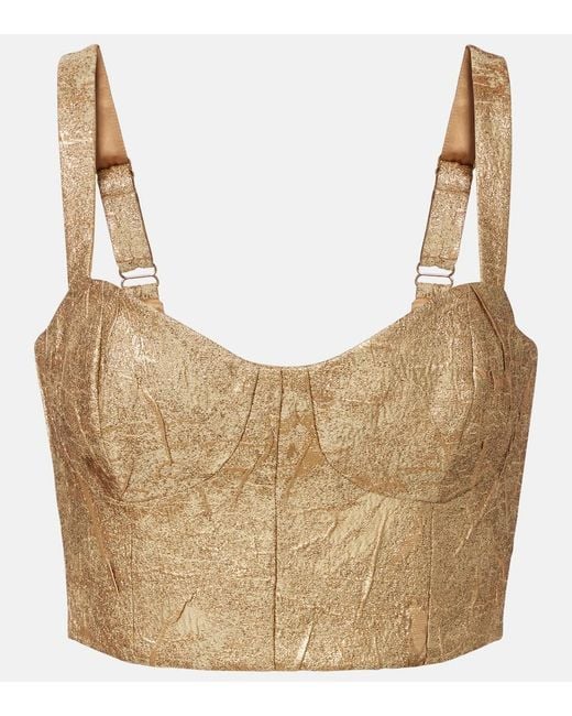 Rebecca Vallance Brown Solana Bustier Top