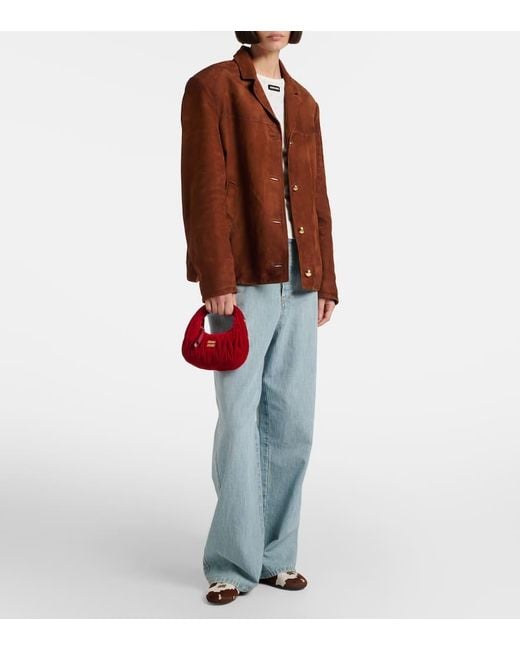 Miu Miu Brown Suede Jacket