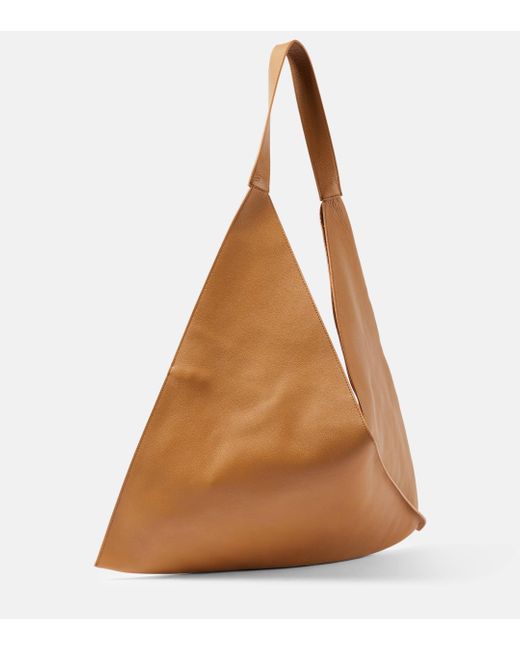 Khaite Brown Sara Leather Tote Bag