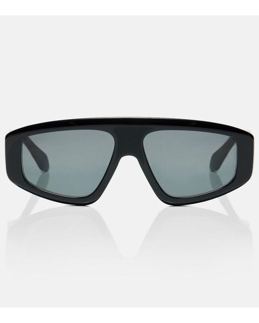 Alaïa Black Absolu Mask Sunglasses