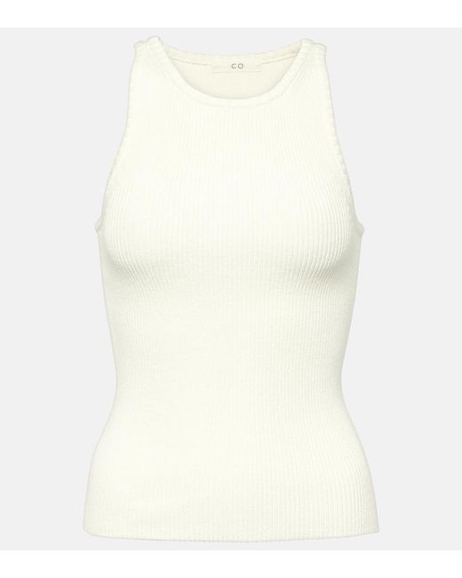 Co. White Tton-Blend Tank Top