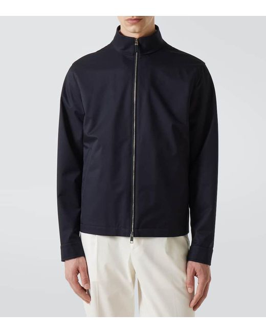 Giacca Blouson Motorin 100Cc di Zegna in Blue da Uomo