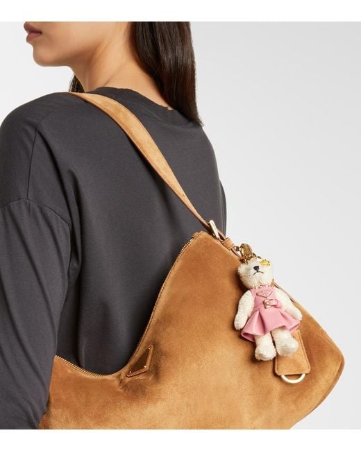Prada Pink Teddy Bag Charm