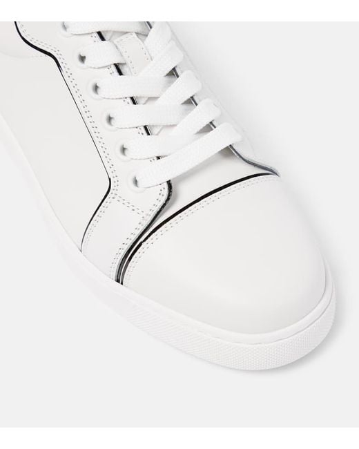 Sneakers Fun Vieira in pelle di Christian Louboutin in White