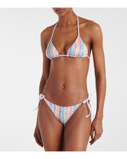 Bikini Zigzag Missoni en coloris White