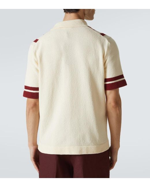 Camicia Bowling di Dolce & Gabbana in Natural da Uomo