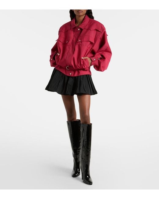 Paris Texas Black Lavinia 100 Patent Leather Knee-High Boots