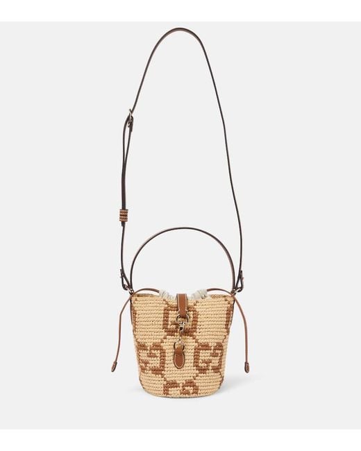 Gucci Natural Bucket-Bag Gg Mini
