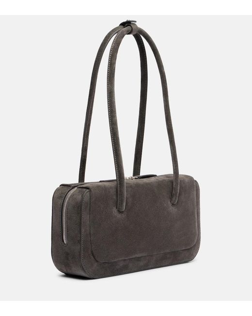 Aesther Ekme Black Lagune Bowling Mini Suede Shoulder Bag