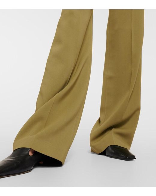 Joseph Green Morissey Mid-Rise Cady Flared Pants