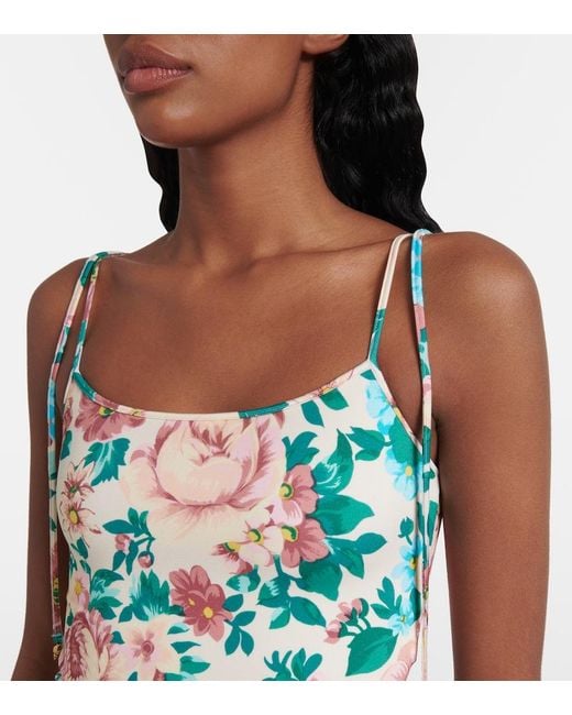 Chloé Blue Floral Swimsuit