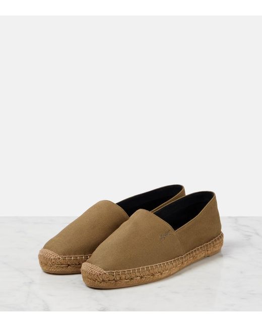 Espadrilles Cassandre Saint Laurent en coloris Brown