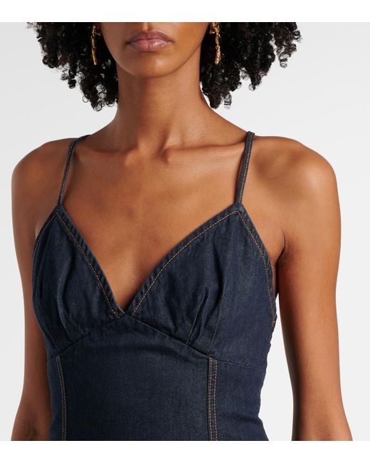 Zimmermann Blue Crush Denim Minidress