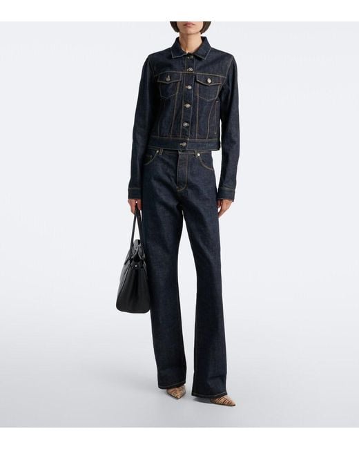 Fendi Blue Straight Jeans