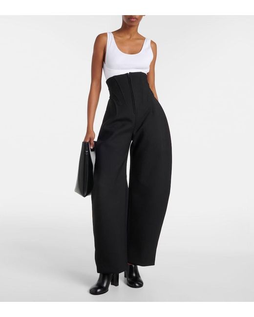 Alaïa Black Wedges